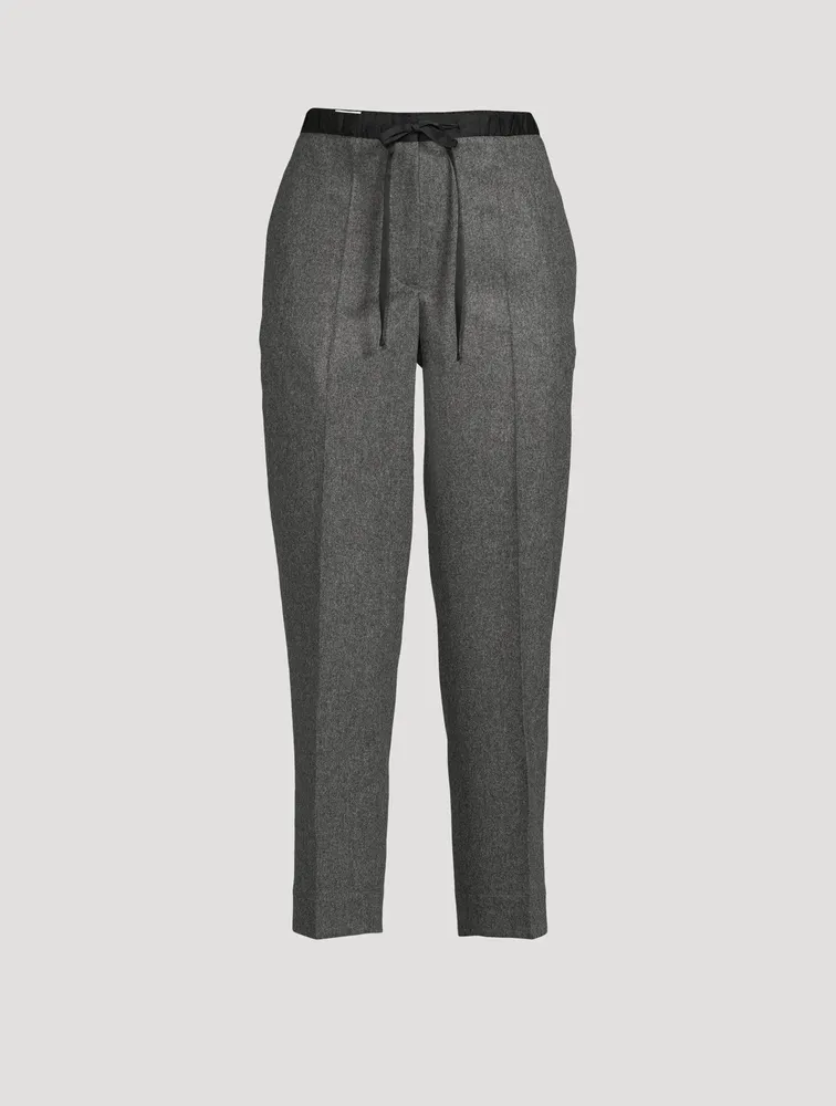 Wool Cropped Pants