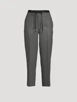 Wool Cropped Pants