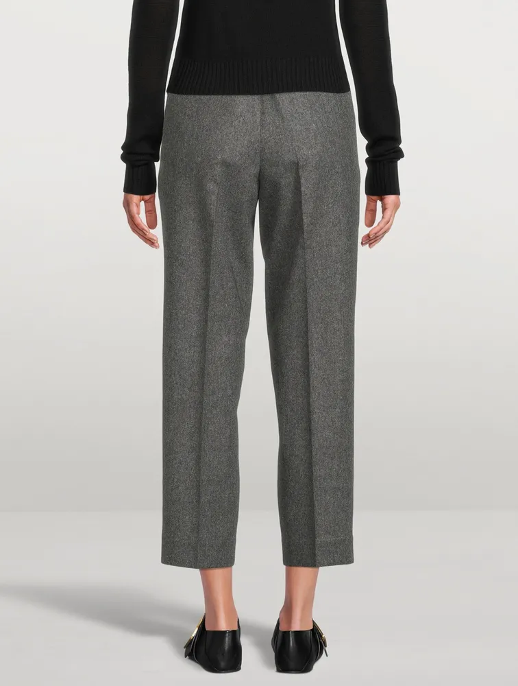 Wool Cropped Pants