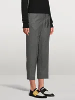 Wool Cropped Pants
