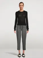 Wool Cropped Pants