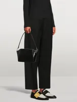 Wool Gabardine Straight-Leg Trousers