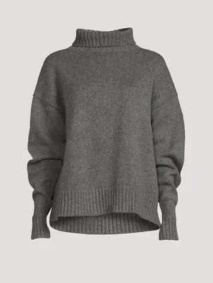 Cashmere And Cotton Turtleneck Sweater