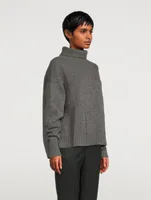 Cashmere And Cotton Turtleneck Sweater