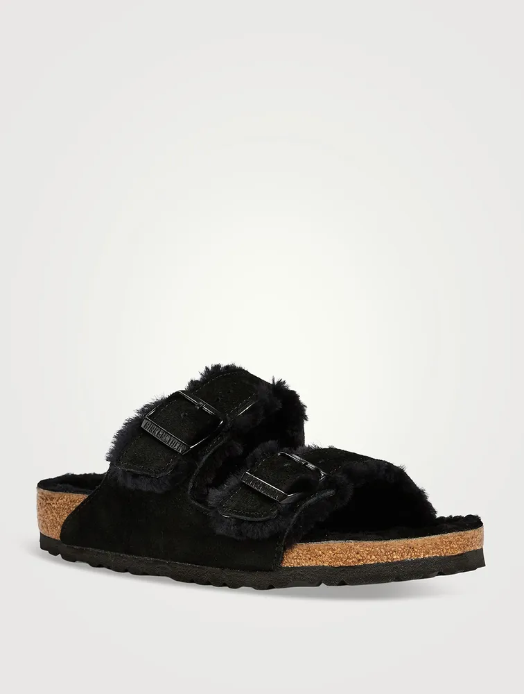 Arizona shearling-lined suede sandals