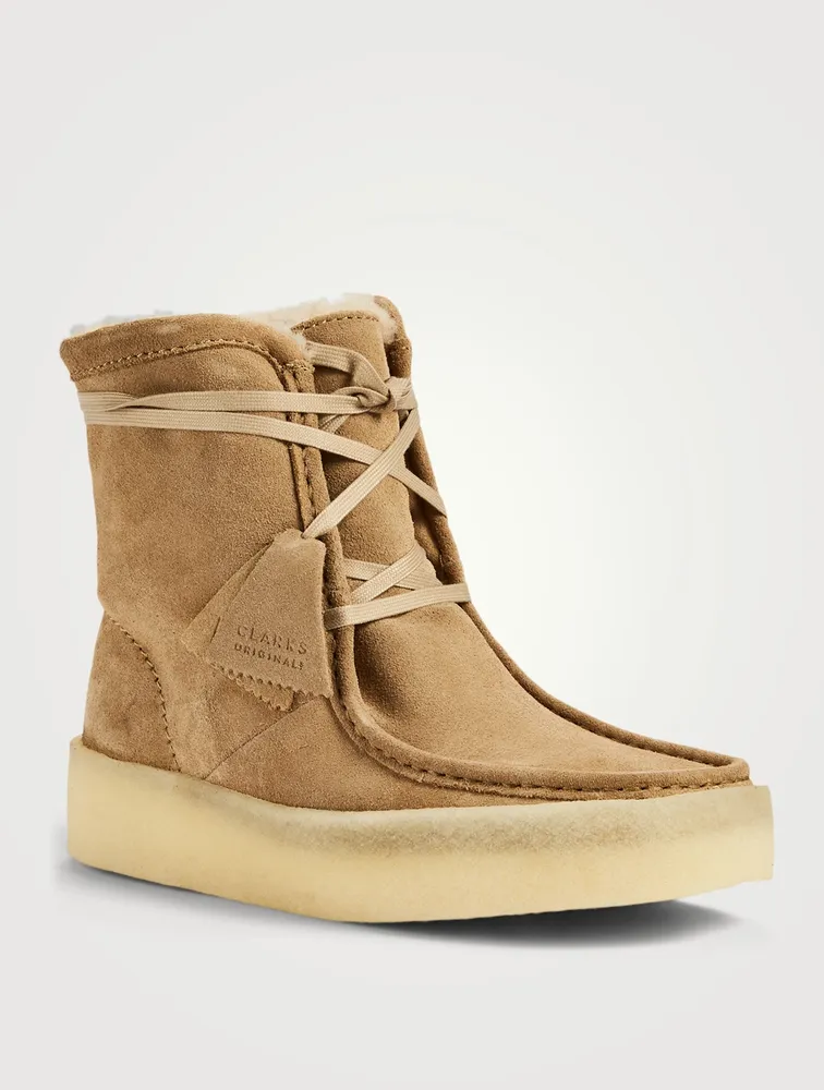 Wallabeecup Hi Suede And Shearling Boots