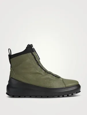 Leather And Dyneema Dual Lace Boots