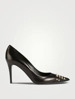 Rockstud Alcove Leather Pumps