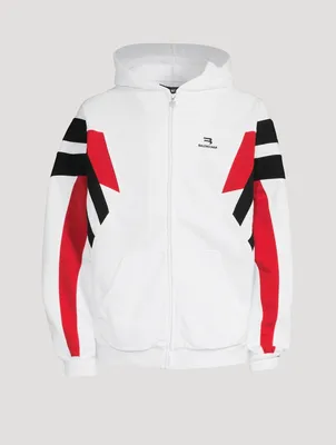 Sporty B Zip Jacket With Hood