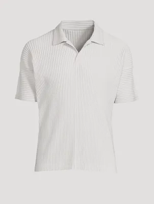 Basics Pleated Polo Shirt