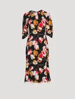 Cady Midi Dress Windblown Print