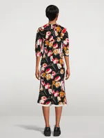 Cady Midi Dress Windblown Print