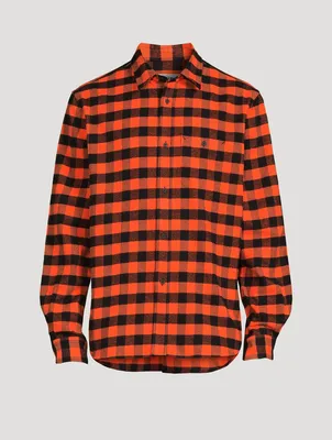 Cotton Shirt Check Print