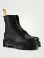 Jadon II Mono Vegan Leather Lace-Up Platform Ankle Boots