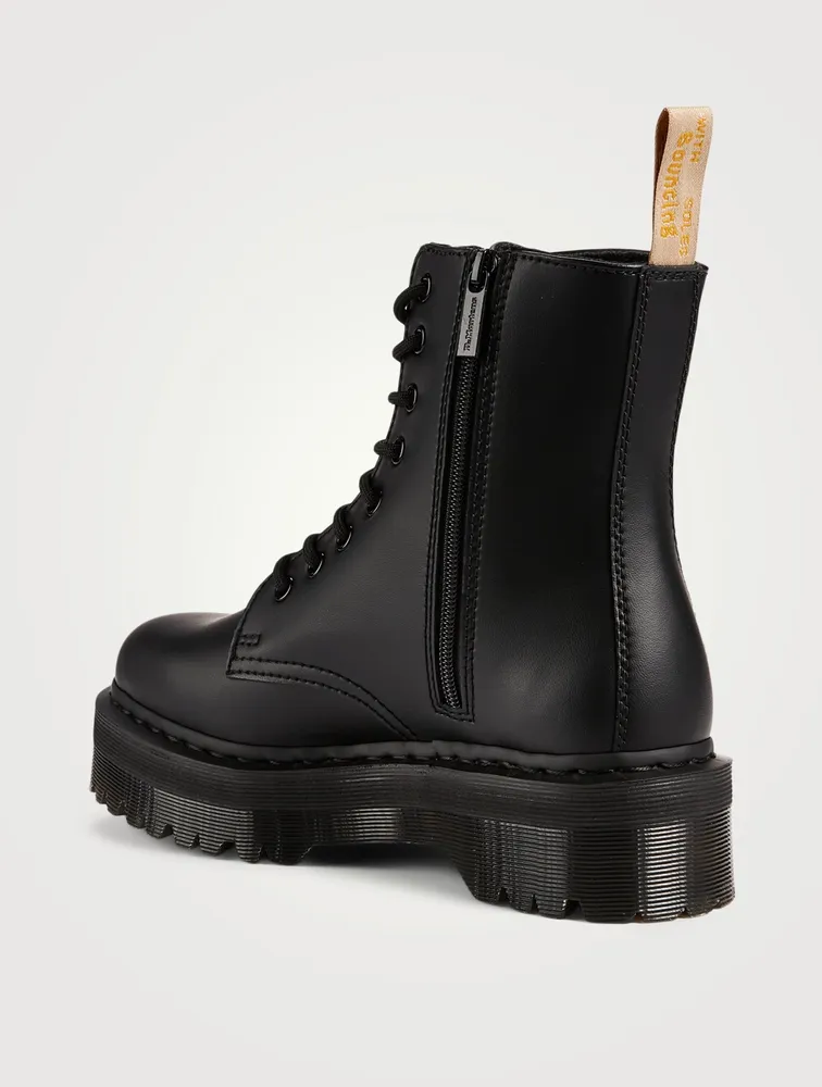 Jadon II Mono Vegan Leather Lace-Up Platform Ankle Boots