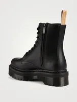 Jadon II Mono Vegan Leather Lace-Up Platform Ankle Boots