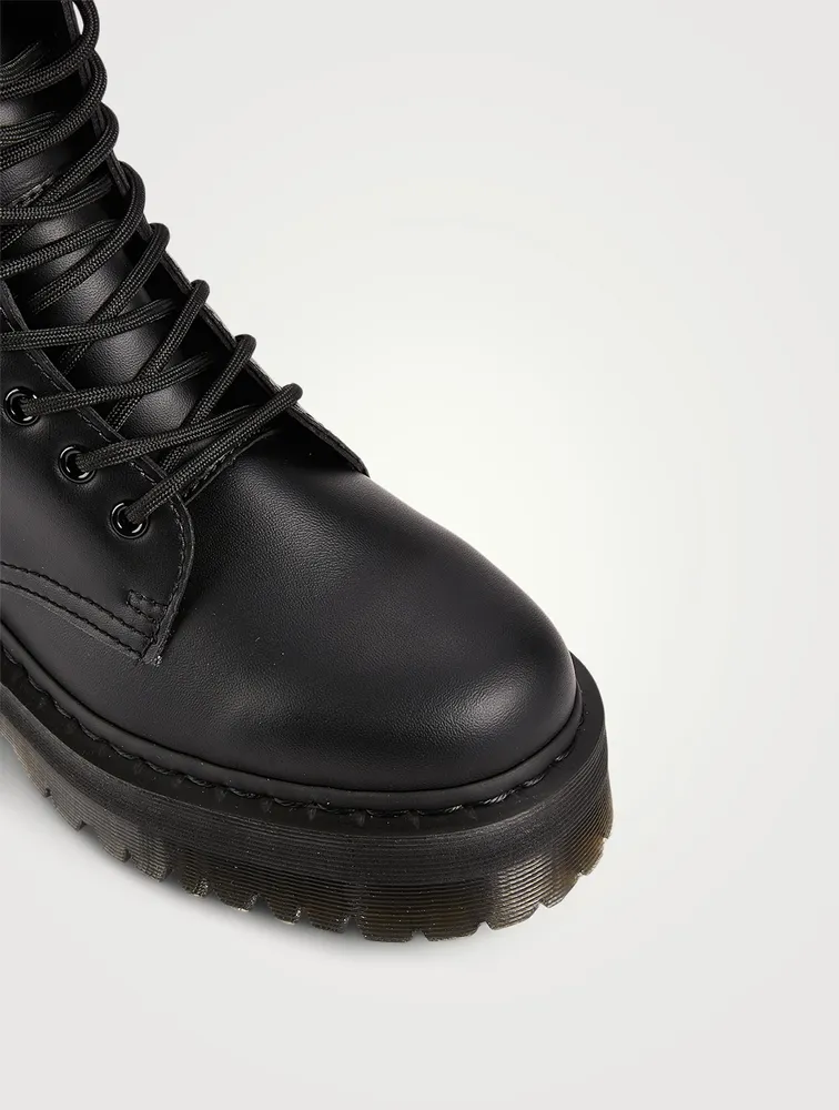 Jadon II Mono Vegan Leather Lace-Up Platform Ankle Boots