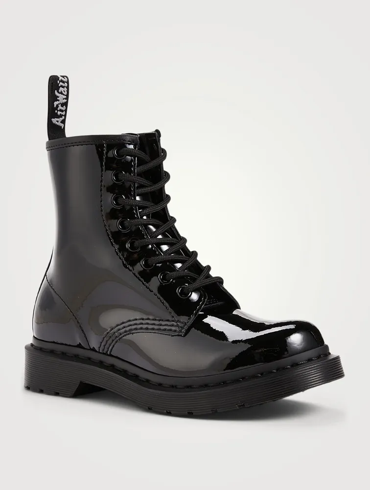 1460 Mono Patent Leather Lace-Up Ankle Boots