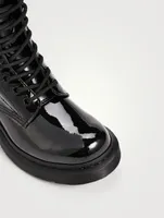 1460 Mono Patent Leather Lace-Up Ankle Boots