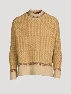 Shetland Wool Crewneck Sweater