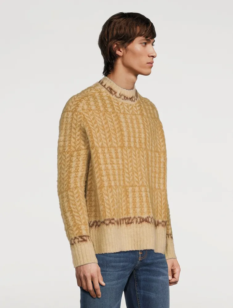 Shetland Wool Crewneck Sweater