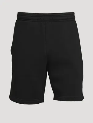 Cotton-Blend Shorts With Label