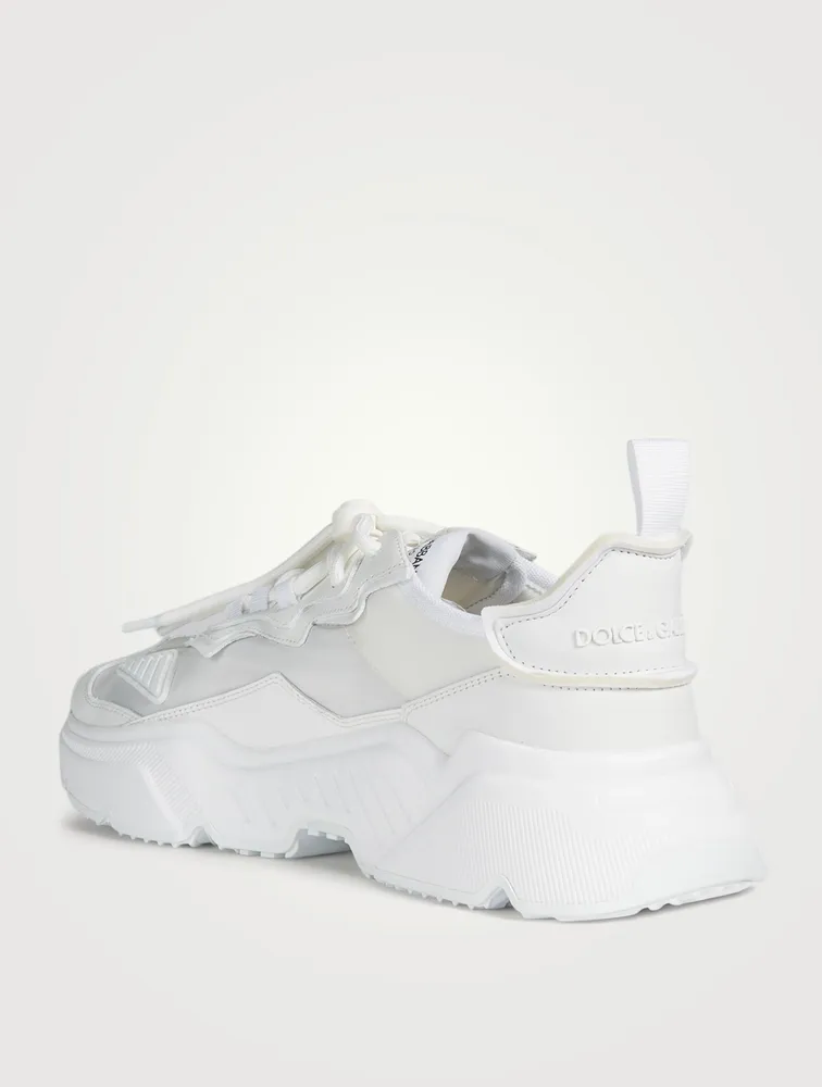 Daymaster Nylon Sneakers With Leather Details