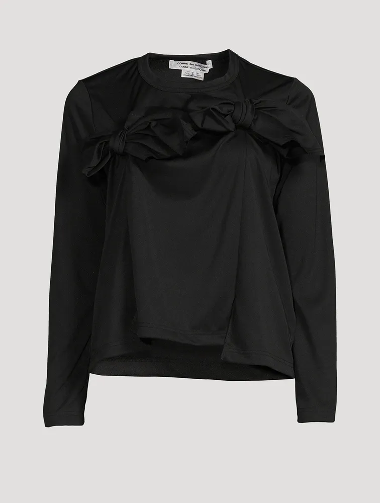 Bow Jersey Long-Sleeve T-Shirt