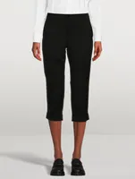 Cropped Wool Trousers