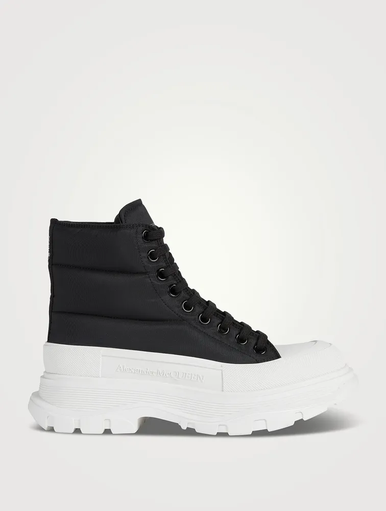 Tread Slick Puffer Canvas Platform High-Top Sneakers