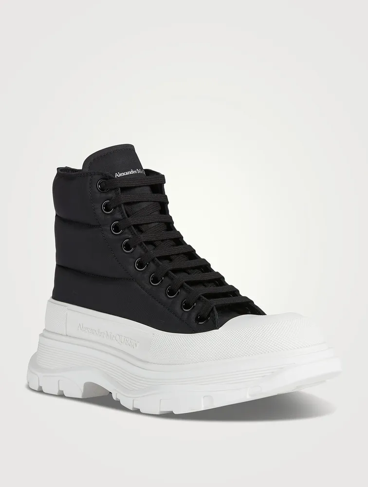 Tread Slick Puffer Canvas Platform High-Top Sneakers