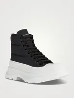Tread Slick Puffer Canvas Platform High-Top Sneakers