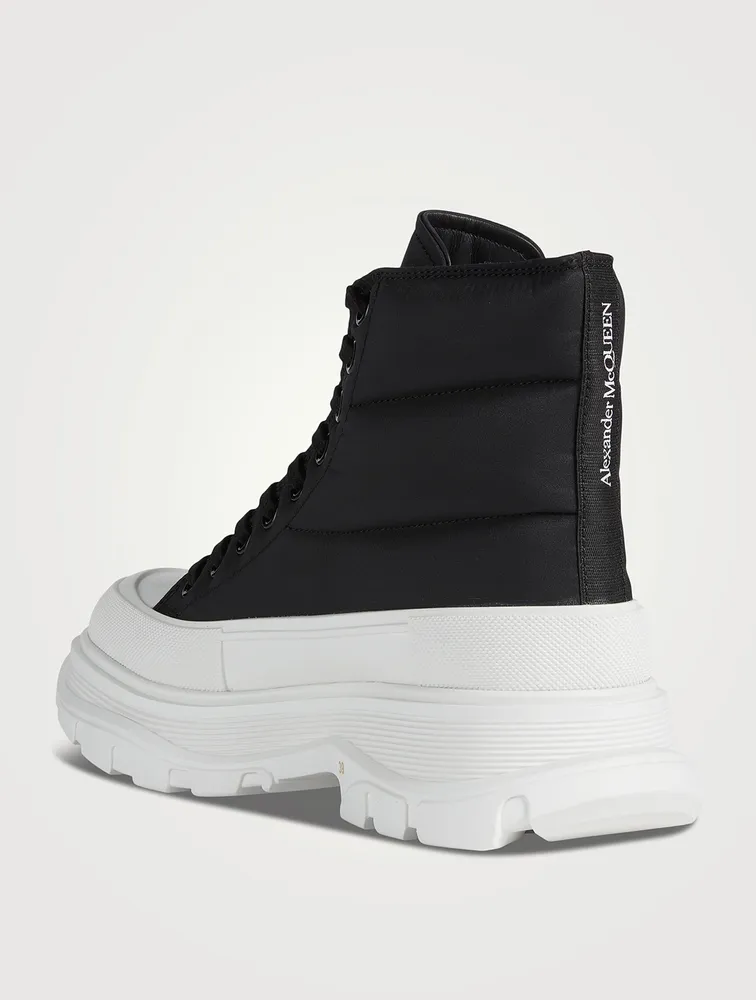 Tread Slick Puffer Canvas Platform High-Top Sneakers