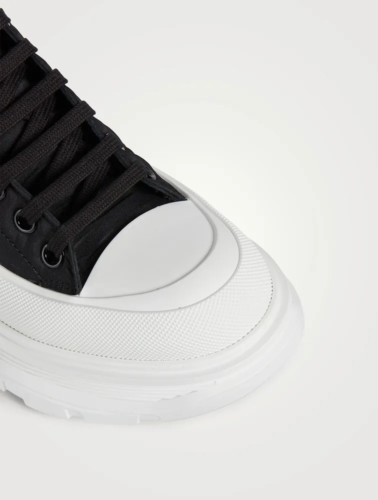 Tread Slick Puffer Canvas Platform High-Top Sneakers
