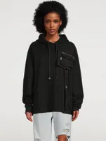 Hoodie With Quilted Straps