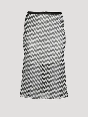 PXL Mesh Midi Skirt