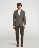 Jersey Jacket Houndstooth Print