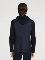 Wool Knit Flannel Jacket