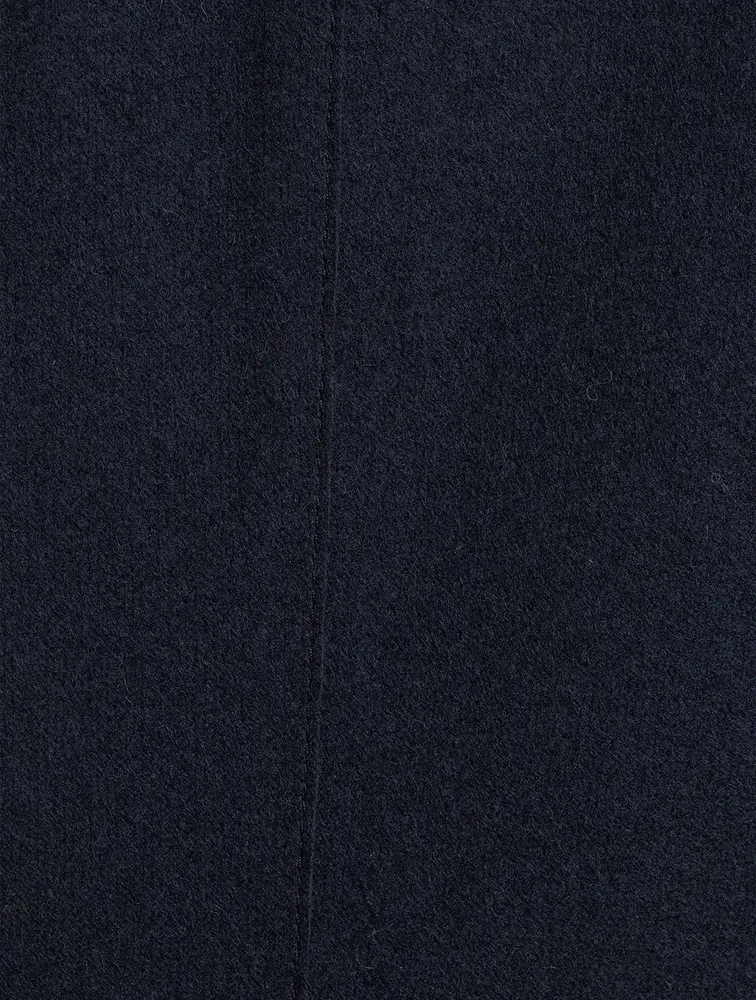 Wool Knit Flannel Jacket