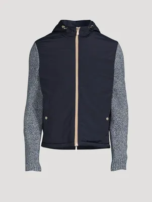 Wool Nylon Zip Jacket