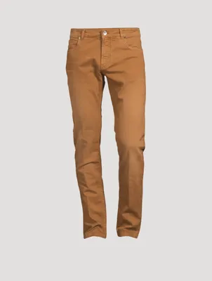 Cotton Stretch Slim-Fit Jeans