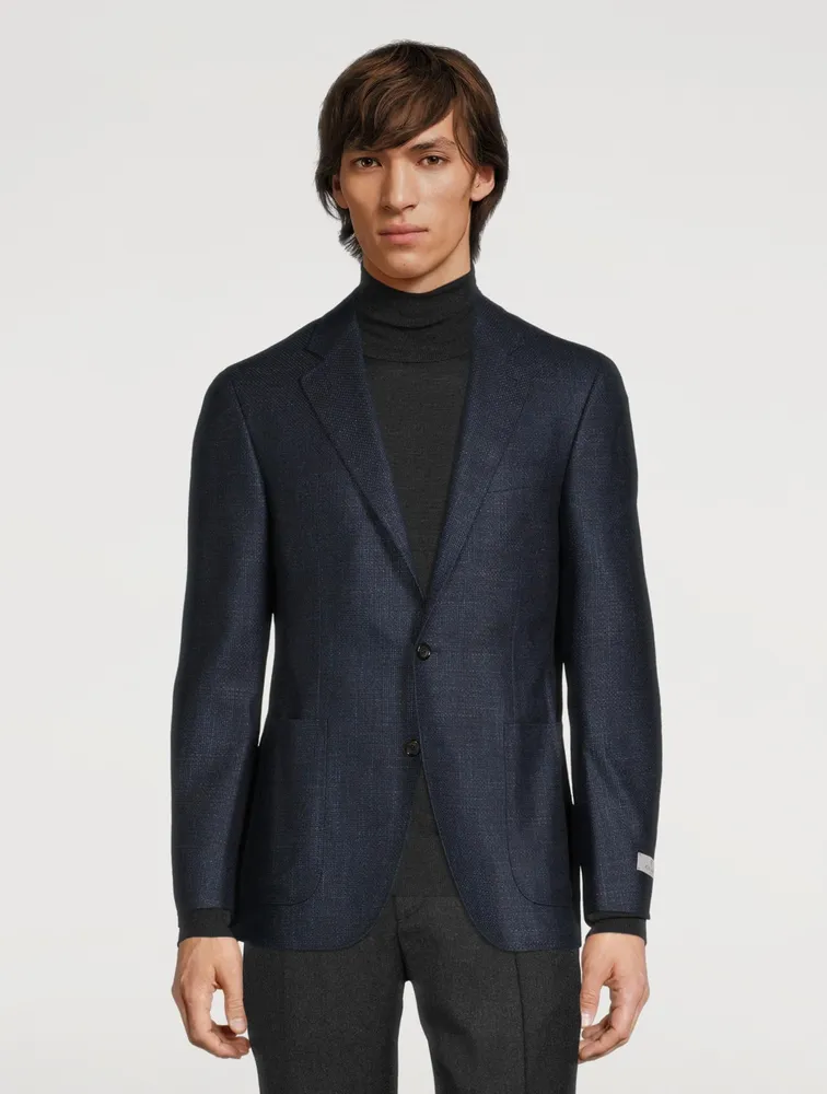 Wool Silk And Cashmere Jacket