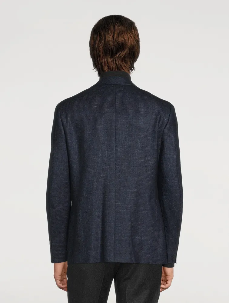 Wool Silk And Cashmere Jacket