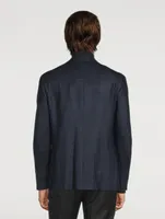 Wool Silk And Cashmere Jacket