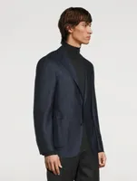 Wool Silk And Cashmere Jacket