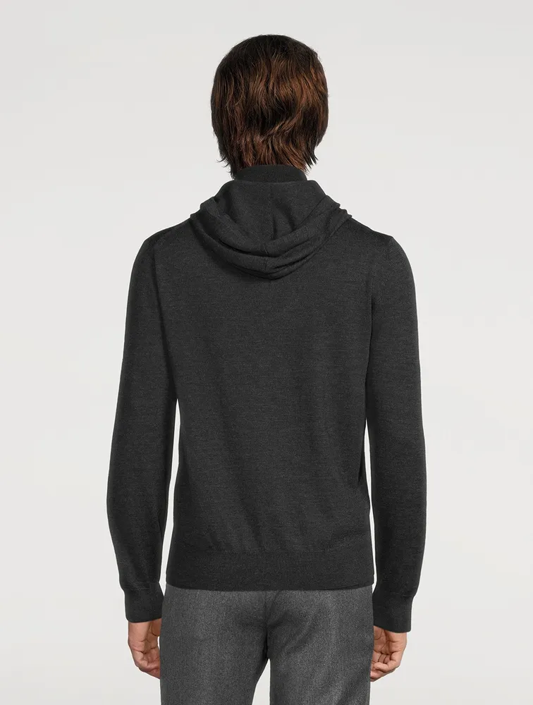 Wool Zip Hoodie