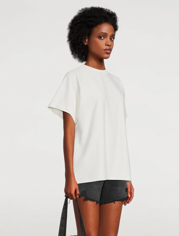 Brooklyn Organic Cotton Oversized Logo T-Shirt