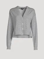 Cotton Cropped Cardigan