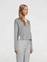 Cotton Cropped Cardigan