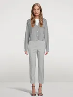 Cotton Cropped Cardigan